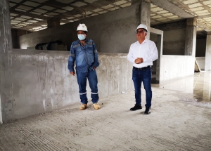 Continuaci&oacute;n de obra fue verificada por alcalde de Atacames