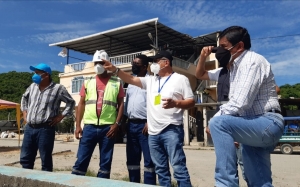 Inician trabajos previos de rompeolas de S&uacute;a y mejoramiento de malec&oacute;n